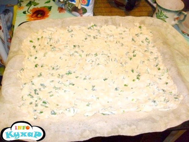 Швидкий пиріг - хачапурі з лаваша