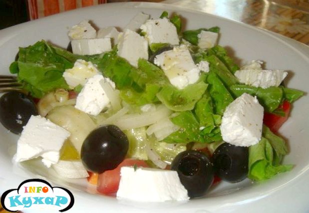 Грецький салат по-селянськи