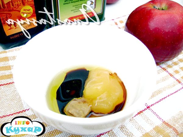 Капустяно-яблучний салат осіння пора з оригінальною заправкою