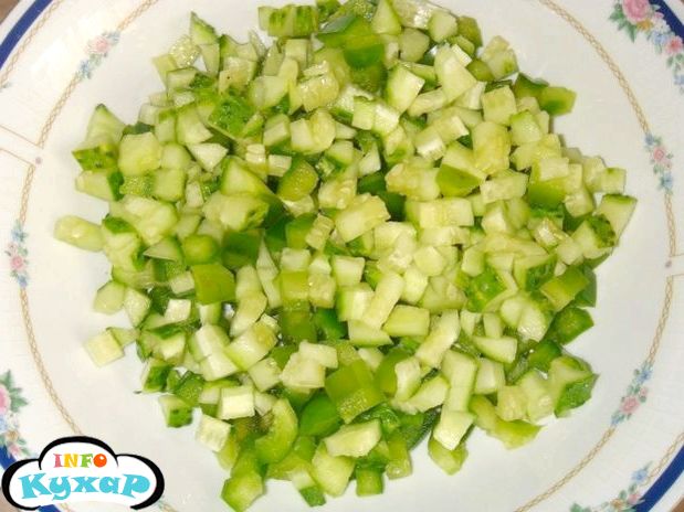 Зелений грецький салат