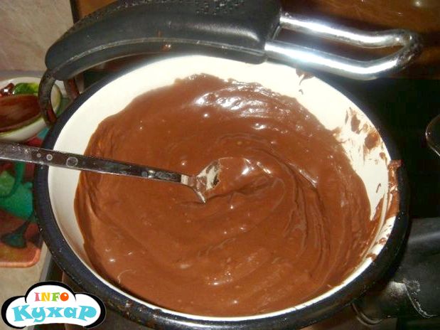 Орехово-шоколадний десерт