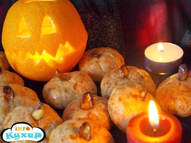 Печиво тиквочки для хеллоуина